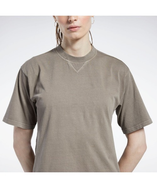 Reebok(リーボック)の「ボクシー Tシャツ / CL ND BOXY TEE(Tシャツ/カットソー・レディース・ライトグレー/カーキブラウン/ホワイト/ブラウン・SMALL/X-LARGE/LARGE/MEDIUM)」の8枚目の写真