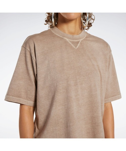 Reebok(リーボック)の「ボクシー Tシャツ / CL ND BOXY TEE(Tシャツ/カットソー・レディース・ライトグレー/カーキブラウン/ホワイト/ブラウン・SMALL/X-LARGE/LARGE/MEDIUM)」の17枚目の写真