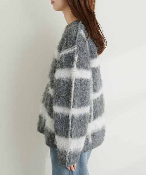 natural couture(ナチュラルクチュール)の「アルパカタッチふわもこニット(ニット/セーター・レディース・ライトグレー/ベージュ/ブルー/その他1・FREE)」の20枚目の写真