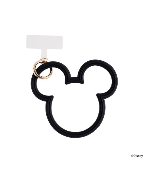 Hamee（ハミィ）の「ディズニーキャラクター シリコンハンドストラップ(ミッキーアイコン)（スマホグッズ・レディース・ブラック/ベージュ/サックスブルー/ベビーピンク・FREE）」の15枚目の写真