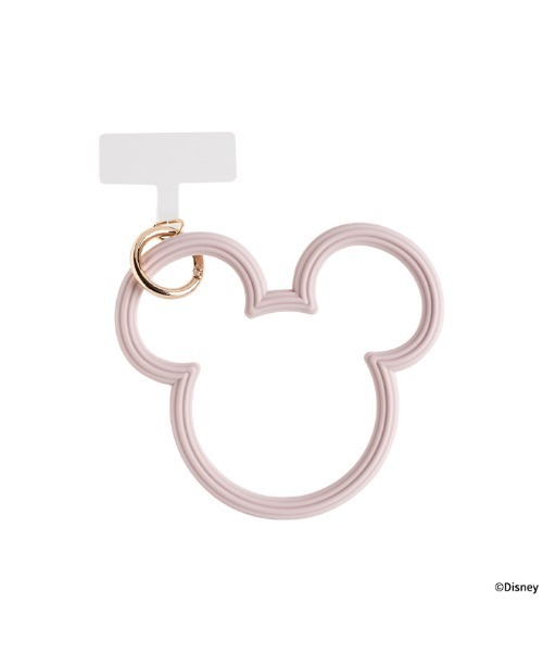 Hamee（ハミィ）の「ディズニーキャラクター シリコンハンドストラップ(ミッキーアイコン)（スマホグッズ・レディース・ブラック/ベージュ/サックスブルー/ベビーピンク・FREE）」の18枚目の写真