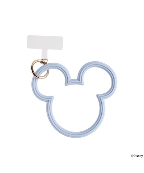 Hamee（ハミィ）の「ディズニーキャラクター シリコンハンドストラップ(ミッキーアイコン)（スマホグッズ・レディース・ブラック/ベージュ/サックスブルー/ベビーピンク・FREE）」の17枚目の写真