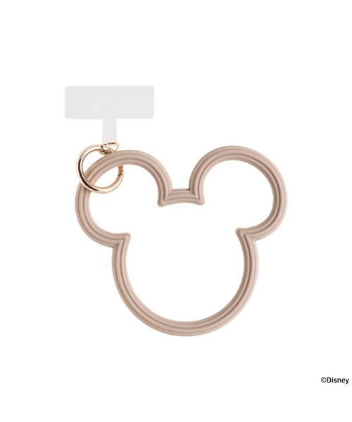 Hamee（ハミィ）の「ディズニーキャラクター シリコンハンドストラップ(ミッキーアイコン)（スマホグッズ・レディース・ブラック/ベージュ/サックスブルー/ベビーピンク・FREE）」の16枚目の写真