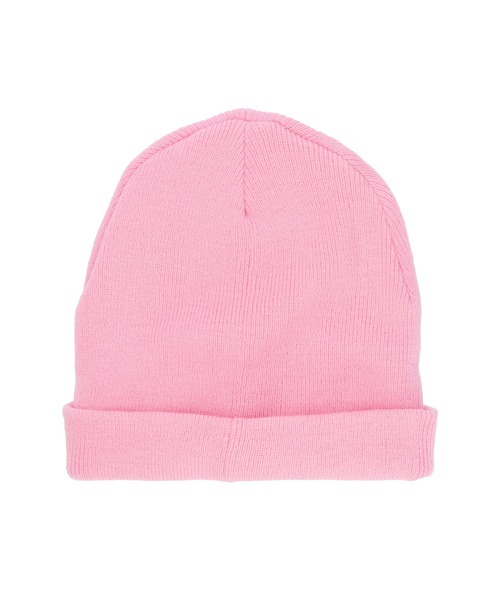 X-girl（エックスガール）の「3WAY KNIT CAP（ニットキャップ/ビーニー・レディース・グレー/ピンク・ONE SIZE）」の10枚目の写真