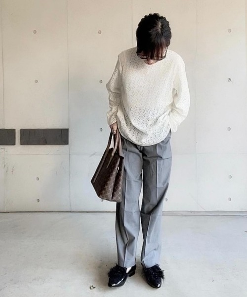AMELY(エミリー)の「エコファーローファー(ローファー・レディース・ホワイト系1/ブラック系1/ブラック系/ホワイト系2/ブラック系2・35/37/38/36/39/40)」の21枚目の写真
