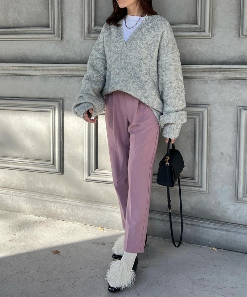 AMELY(エミリー)の「エコファーローファー(ローファー・レディース・ホワイト系1/ブラック系1/ブラック系/ホワイト系2/ブラック系2・35/37/38/36/39/40)」の20枚目の写真