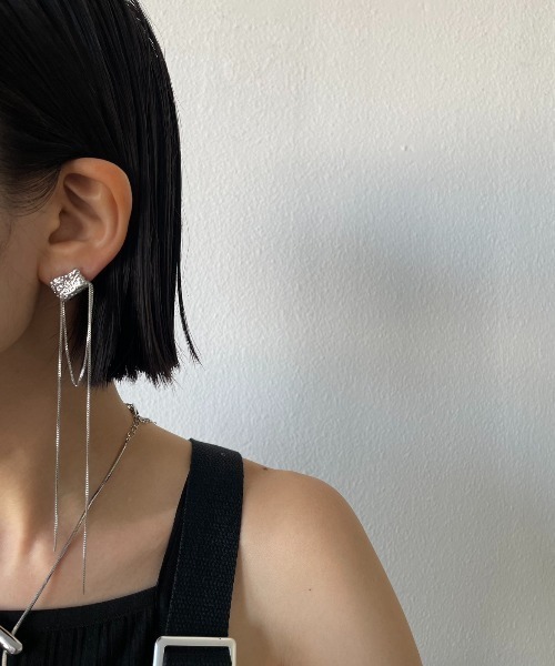 AIC.（エーアイシー）の「イレギュラープレートピアス（ピアス（両耳用）・レディース・シルバー/ゴールド・FREE）」の9枚目の写真