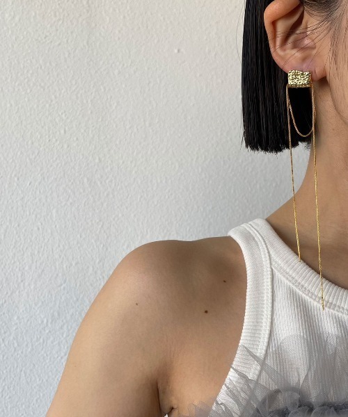 AIC.（エーアイシー）の「イレギュラープレートピアス（ピアス（両耳用）・レディース・シルバー/ゴールド・FREE）」の14枚目の写真