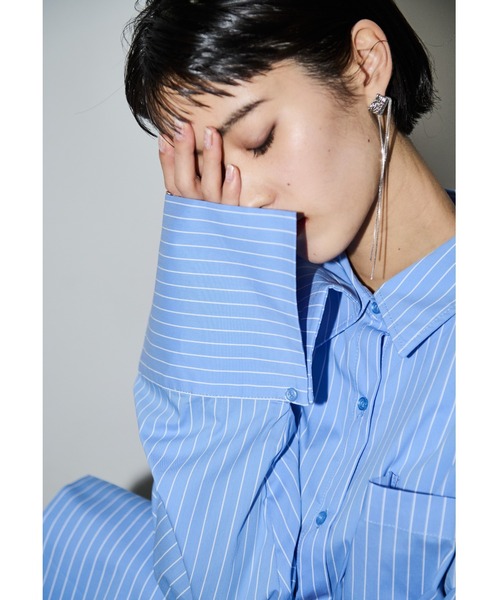 AIC.（エーアイシー）の「イレギュラープレートピアス（ピアス（両耳用）・レディース・シルバー/ゴールド・FREE）」の4枚目の写真