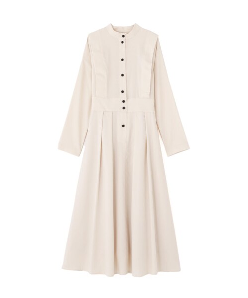 N.（N. Natural Beauty Basic）（エヌエヌナチュラルビューティーベーシック）の「【S Size Line】◆タックショルダーロングワンピース（ワンピース・レディース・グレー/ホワイト・MEDIUM/SMALL）」の11枚目の写真