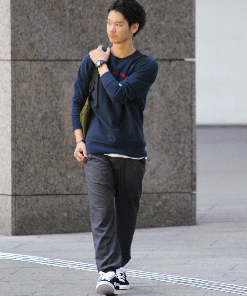 Champion(チャンピオン)の「◇CHAMPION*Mark McNairy*417別注 HOT DOG スウェット(スウェット・メンズ・ライトグレー/ネイビー・X-LARGE/MEDIUM/LARGE)」の8枚目の写真