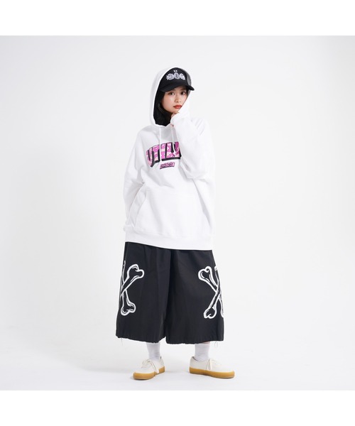 【EFFECTEN】Camouage logo big hoodie