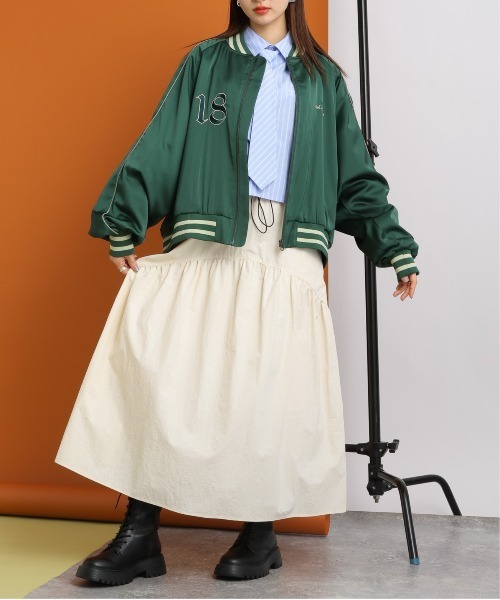 RAGEBLUE(レイジブルー)の「2WAY/袖タック/クロップドネクタイシャツ(シャツ/ブラウス・レディース・ピンク/ブルー/ホワイト・FREE)」の12枚目の写真