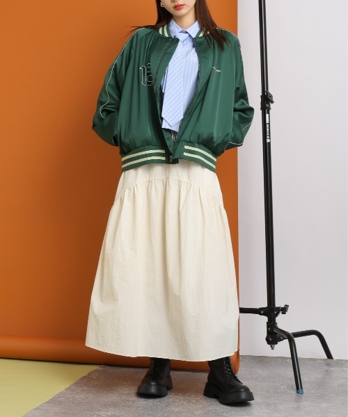 RAGEBLUE(レイジブルー)の「2WAY/袖タック/クロップドネクタイシャツ(シャツ/ブラウス・レディース・ピンク/ブルー/ホワイト・FREE)」の13枚目の写真