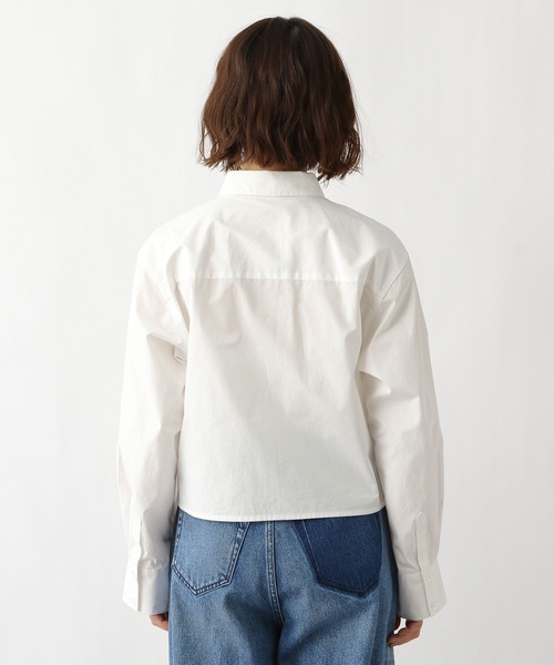 RAGEBLUE(レイジブルー)の「2WAY/袖タック/クロップドネクタイシャツ(シャツ/ブラウス・レディース・ピンク/ブルー/ホワイト・FREE)」の22枚目の写真