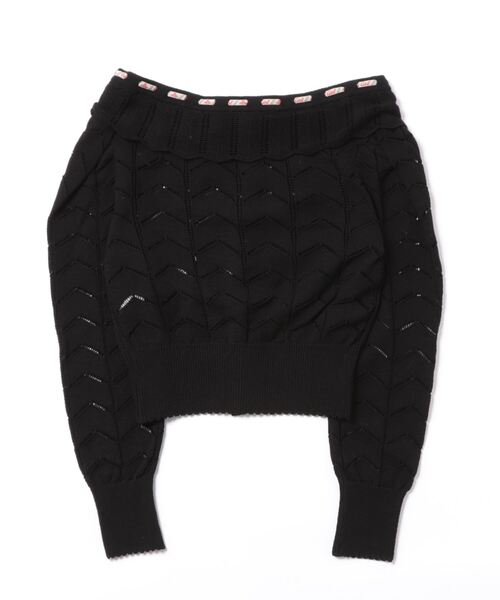 Vivienne Westwood（ヴィヴィアンウエストウッド）の「ﾃｸｽﾁｬｰﾊﾟﾀｰﾝﾆｯﾄ 