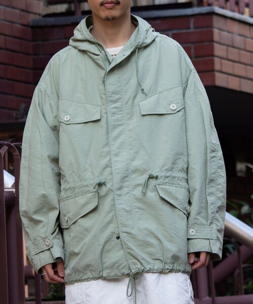 ARMY TWILL（アーミーツイル）の「【限定展開】【ARMY TWILL/アーミーツイル】Smock Parka ミリタリースモックパーカー（ブルゾン・メンズ・ライトカーキ/ホワイト・M/L）」の7枚目の写真