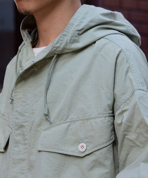 ARMY TWILL（アーミーツイル）の「【限定展開】【ARMY TWILL/アーミーツイル】Smock Parka ミリタリースモックパーカー（ブルゾン・メンズ・ライトカーキ/ホワイト・M/L）」の6枚目の写真