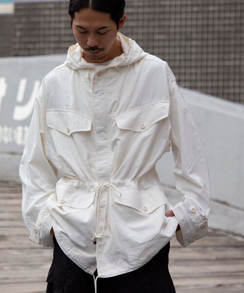 ARMY TWILL（アーミーツイル）の「【限定展開】【ARMY TWILL/アーミーツイル】Smock Parka ミリタリースモックパーカー（ブルゾン・メンズ・ライトカーキ/ホワイト・M/L）」の22枚目の写真