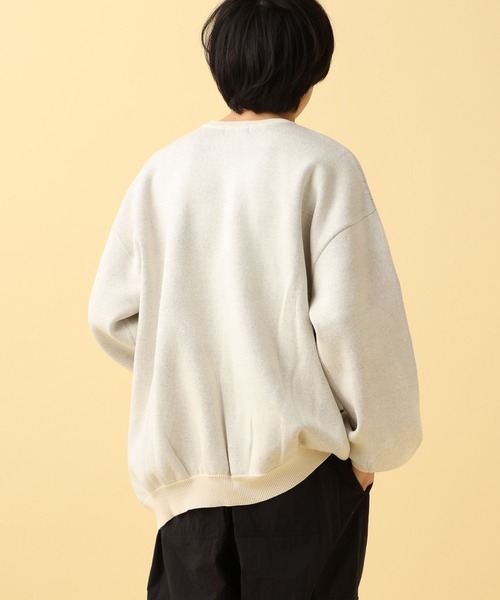 PBLIM(ページボーイリム)の「PBLIM/インパクトロゴニット(ニット/セーター・レディース・オフホワイト/グレー/ブルー・FREE)」の6枚目の写真