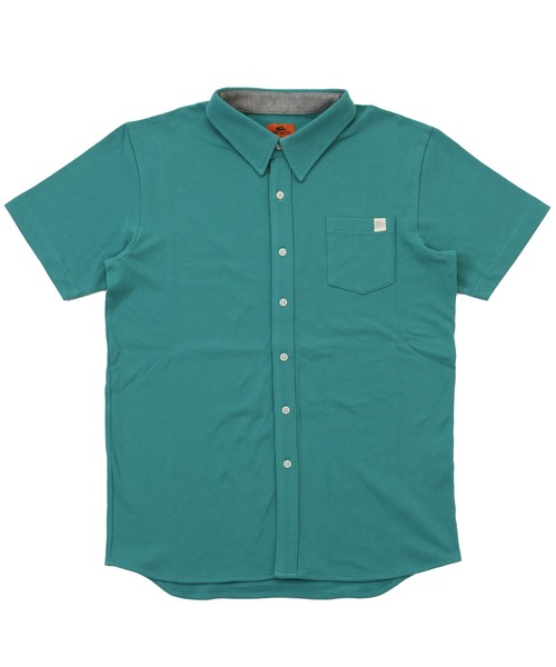 KRIFF MAYER(クリフメイヤー)の「フルオープンポロ(ポロシャツ・メンズ・ブラック/ミント/ブルー/ピンク/オフホワイト/グレー/ネイビー/ダークグリーン/ターコイズブルー・SMALL/MEDIUM/LARGE/X-LARGE)」の1枚目の写真