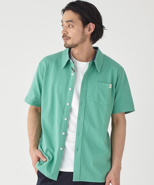 KRIFF MAYER(クリフメイヤー)の「フルオープンポロ(ポロシャツ・メンズ・ブラック/ミント/ブルー/ピンク/オフホワイト/グレー/ネイビー/ダークグリーン/ターコイズブルー・SMALL/MEDIUM/LARGE/X-LARGE)」の6枚目の写真