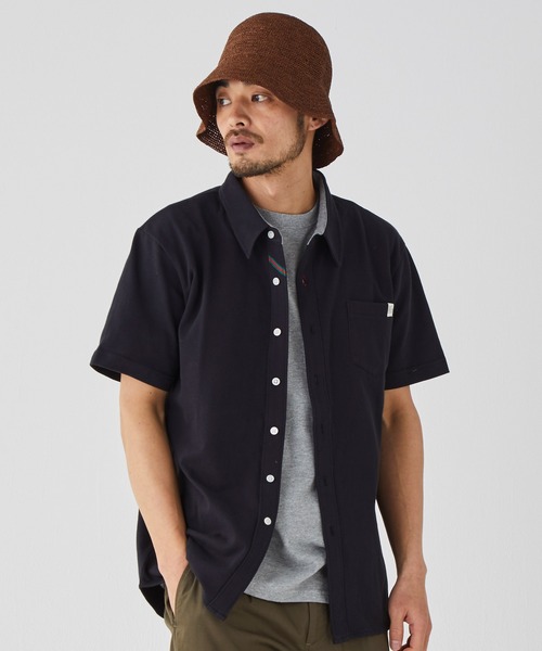 KRIFF MAYER(クリフメイヤー)の「フルオープンポロ(ポロシャツ・メンズ・ブラック/ミント/ブルー/ピンク/オフホワイト/グレー/ネイビー/ダークグリーン/ターコイズブルー・SMALL/MEDIUM/LARGE/X-LARGE)」の3枚目の写真