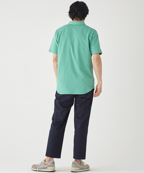 KRIFF MAYER(クリフメイヤー)の「フルオープンポロ(ポロシャツ・メンズ・ブラック/ミント/ブルー/ピンク/オフホワイト/グレー/ネイビー/ダークグリーン/ターコイズブルー・SMALL/MEDIUM/LARGE/X-LARGE)」の12枚目の写真