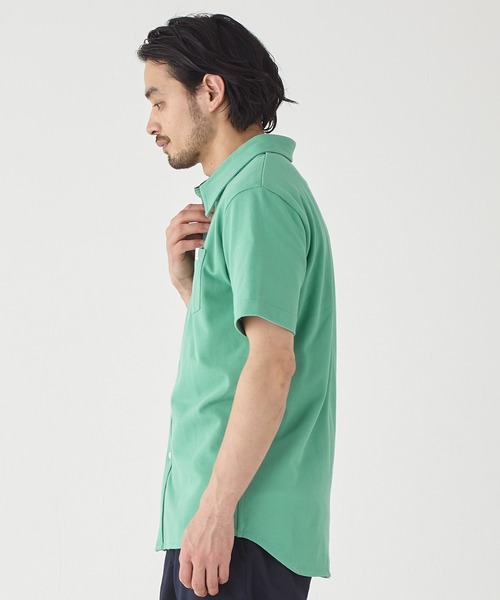 KRIFF MAYER(クリフメイヤー)の「フルオープンポロ(ポロシャツ・メンズ・ブラック/ミント/ブルー/ピンク/オフホワイト/グレー/ネイビー/ダークグリーン/ターコイズブルー・SMALL/MEDIUM/LARGE/X-LARGE)」の14枚目の写真