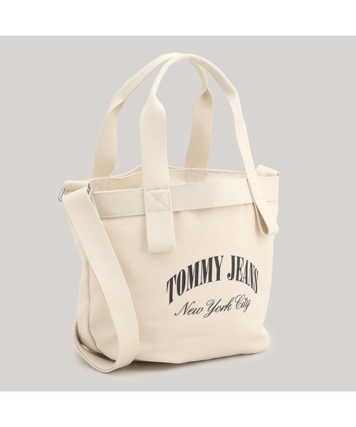 tommy jeans（トミー ジーンズ）の「ホットサマーミニトートバッグ（トートバッグ・レディース・オフホワイト/ネイビー・FREE）」の8枚目の写真