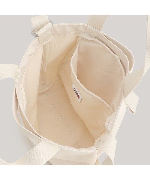 tommy jeans（トミー ジーンズ）の「ホットサマーミニトートバッグ（トートバッグ・レディース・オフホワイト/ネイビー・FREE）」の6枚目の写真