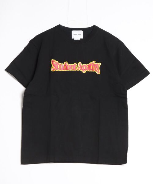 Student Apathy（スチューデントアパシー）の「studentapathy Logo T-shirts（Tシャツ/カットソー・メンズ・ブラック×レッド/ホワイト×ブルー/ホワイト×レッド/ブラック×ブルー・MEDIUM/LARGE）」の3枚目の写真