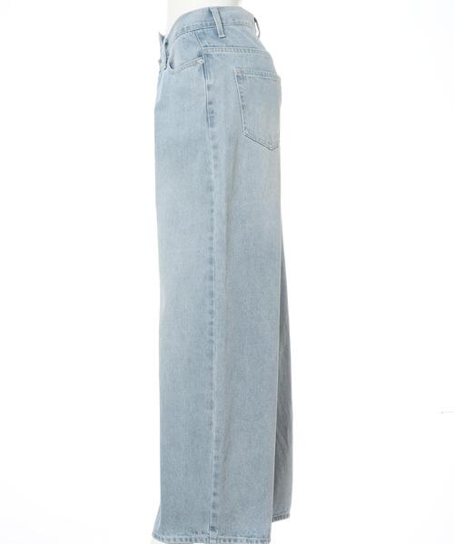 INGNI（イング）の「ウエストデザインワイドデニムパンツ／Ａ（デニムパンツ・レディース・ブルー系その他3/グレー・FREE）」の4枚目の写真
