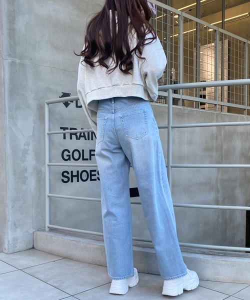 INGNI（イング）の「ウエストデザインワイドデニムパンツ／Ａ（デニムパンツ・レディース・ブルー系その他3/グレー・FREE）」の19枚目の写真