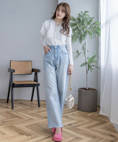 clear(クリア)の「コーデュロイヒールパンプス(パンプス・レディース・ピンク/グリーン/アイボリー・L/M)」の14枚目の写真