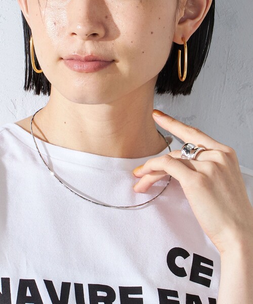 SHIPS(シップス)の「* ウェーブ チョーカー◇(ネックレス・レディース・ゴールド/シルバー・ONE SIZE)」の15枚目の写真