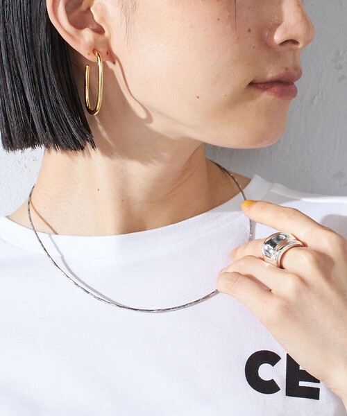 SHIPS(シップス)の「* ウェーブ チョーカー◇(ネックレス・レディース・ゴールド/シルバー・ONE SIZE)」の4枚目の写真