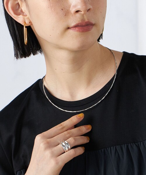 SHIPS(シップス)の「* ウェーブ チョーカー◇(ネックレス・レディース・ゴールド/シルバー・ONE SIZE)」の7枚目の写真