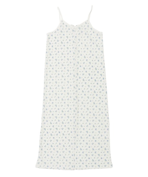 JEMORGAN（ジェーイーモーガン）の「【JEMORGAN / ジェーイーモーガン】ワッフル花柄 キャミワンピ（パック入り）（ワンピース・レディース・ブルー系/ピンク系・F）」の7枚目の写真