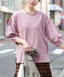 ふっくらカットソー バルーンスリーブ プルオーバー