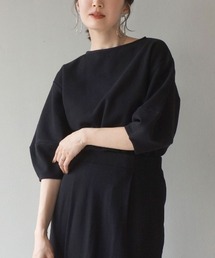 ふっくらカットソー バルーンスリーブ プルオーバー
