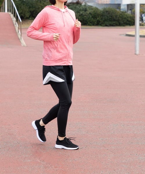 welleg（ウェレッグ）の「やわらかフィット ニットスニーカー（スニーカー・レディース・ブラック系その他2・36/37/38/39/40/41）」の7枚目の写真