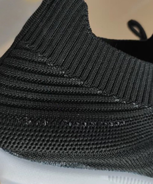 welleg（ウェレッグ）の「やわらかフィット ニットスニーカー（スニーカー・レディース・ブラック系その他2・36/37/38/39/40/41）」の16枚目の写真