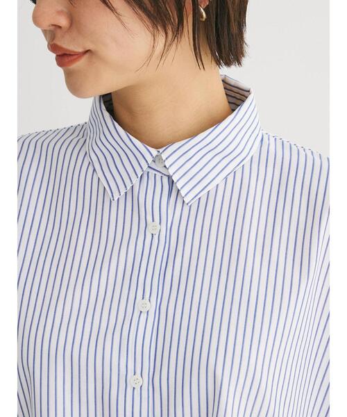 ELENCARE DUE（エレンカーレデュエ）の「・ELENCARE　DUE　ギャザーキリカエチュニック（チュニック・レディース・ベージュ/サックスブルー/オフホワイト・FREE）」の10枚目の写真