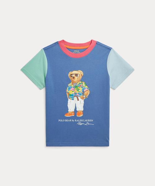 POLO RALPH LAUREN CHILDRENSWEAR(ポロ ラルフ ローレン チルドレンズウェア)の「Polo ベア カラーブロック コットン Tシャツ(Tシャツ/カットソー・キッズ・マルチ・7/6/4/3)」の2枚目の写真