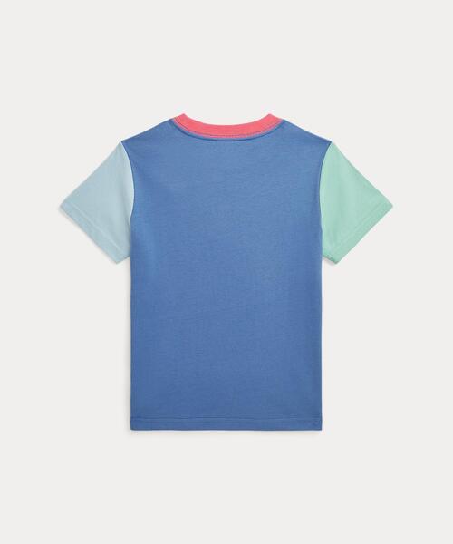POLO RALPH LAUREN CHILDRENSWEAR(ポロ ラルフ ローレン チルドレンズウェア)の「Polo ベア カラーブロック コットン Tシャツ(Tシャツ/カットソー・キッズ・マルチ・7/6/4/3)」の3枚目の写真