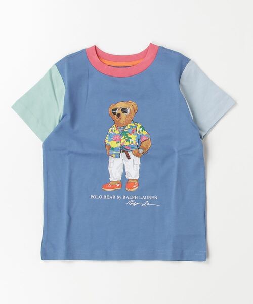 POLO RALPH LAUREN CHILDRENSWEAR(ポロ ラルフ ローレン チルドレンズウェア)の「Polo ベア カラーブロック コットン Tシャツ(Tシャツ/カットソー・キッズ・マルチ・7/6/4/3)」の7枚目の写真