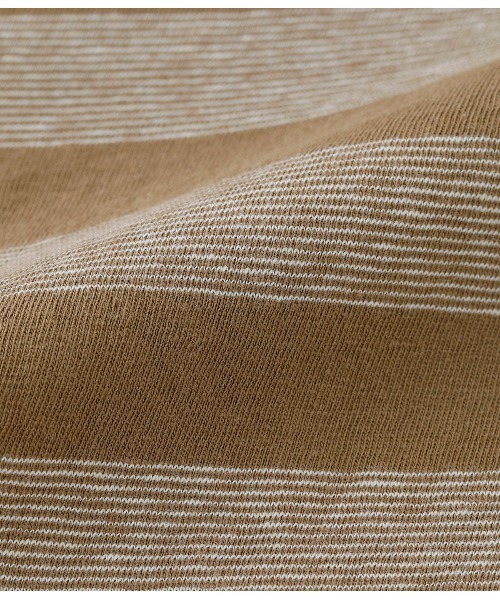 SIPULI(シプリ)の「Graph Border Jersey ロングTシャツ(Tシャツ/カットソー・レディース・ブラウン・2)」の9枚目の写真