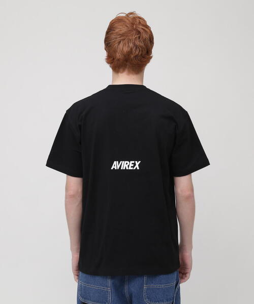 NEW ERA(ニューエラ)の「《AVIREX × NEW ERA》NEW ERA POCKET S/S T-SHIRT NEWYORK(Tシャツ/カットソー・メンズ・ブラック/ホワイト・L/M/XL)」の3枚目の写真