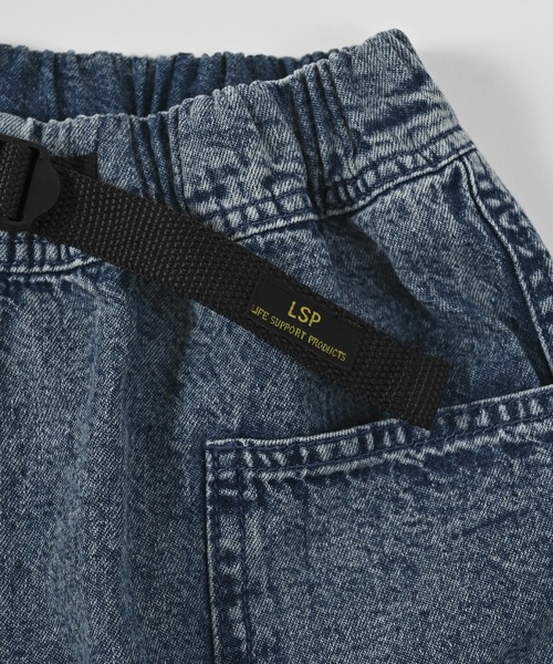 Life Support Products（ライフサポートプロダクツ）の「デニムクライミングビッグポケットショートパンツ（80～150cm）（デニムパンツ・キッズ・ブラック/ネイビー・80/90/95/100/110/120/130/140/150）」の5枚目の写真